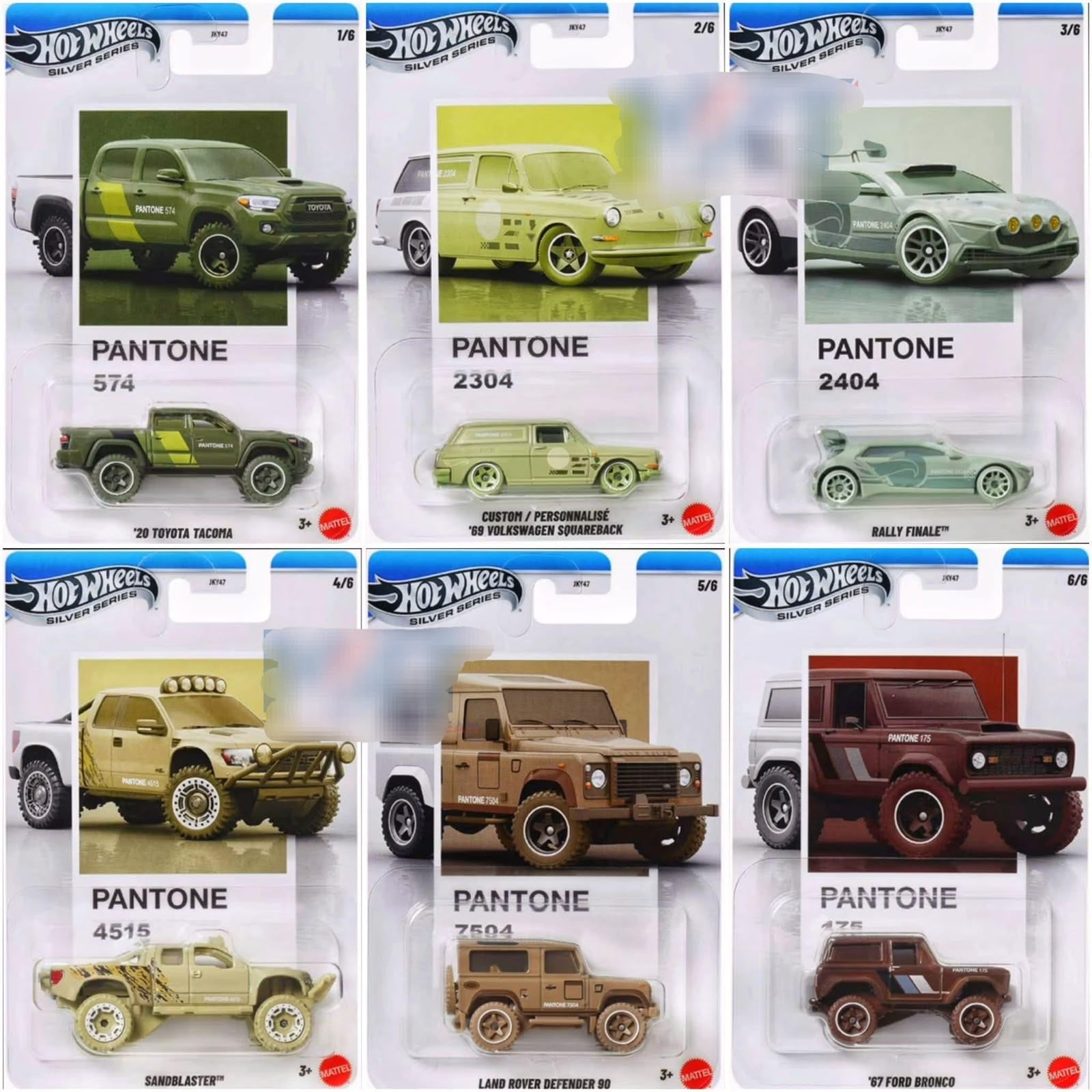 Pantone Complete Set of 6
