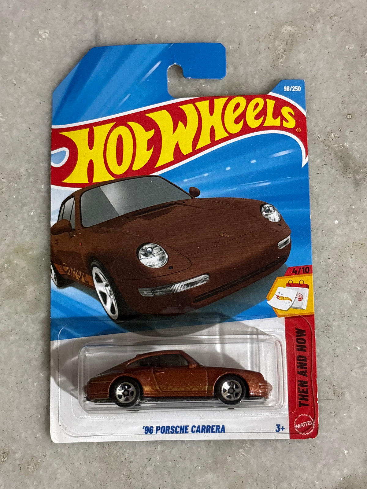 96 Porsche Carrera + 2 Random Hotwheels