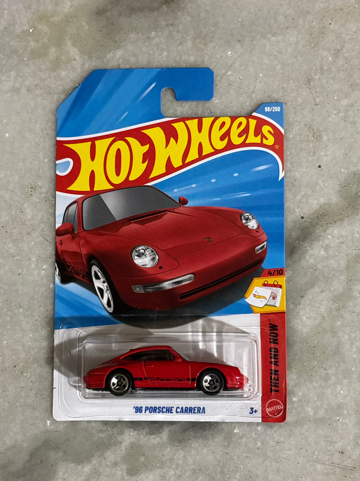 96 Porsche Carrera + 2 Random Hotwheels