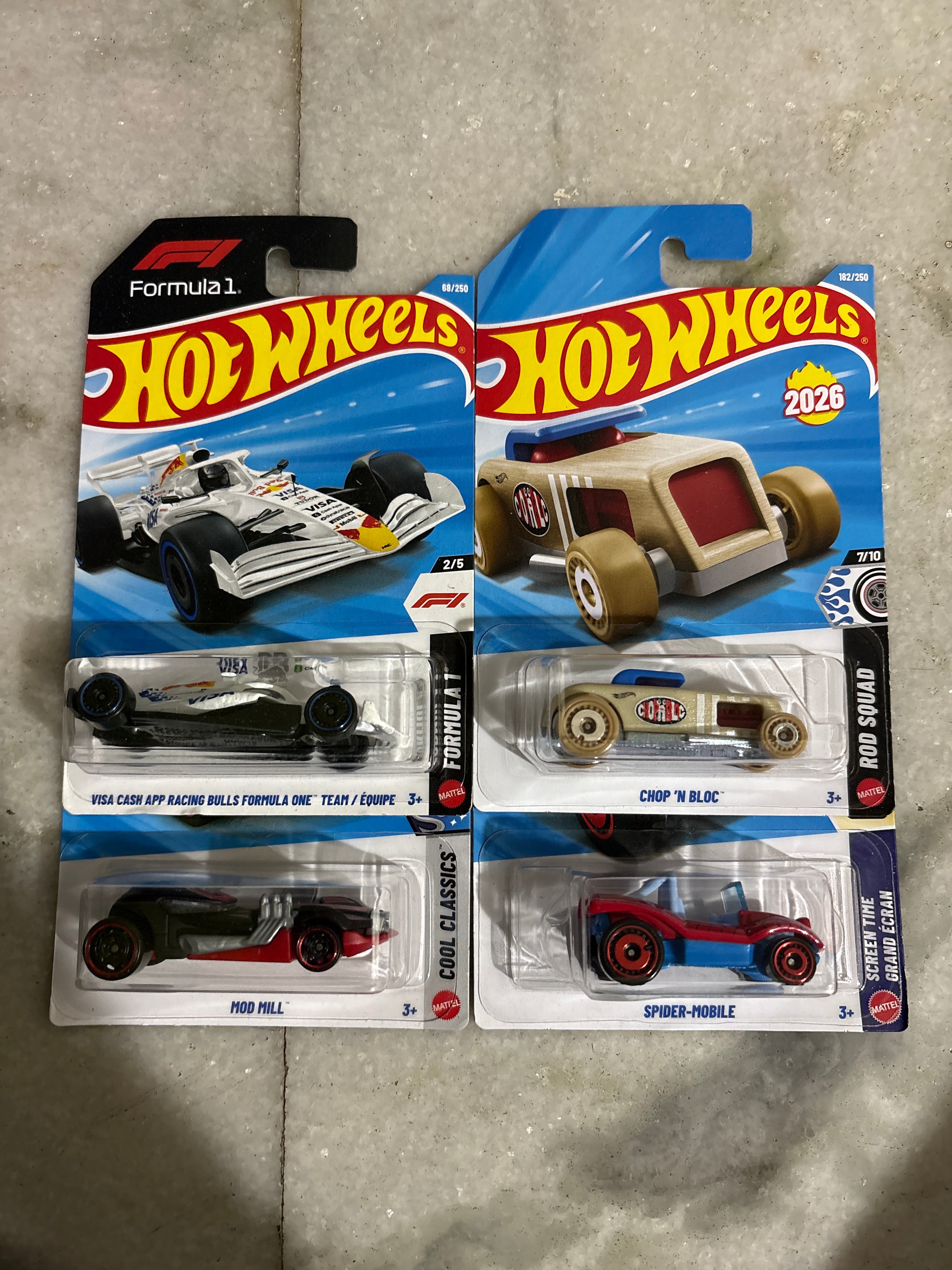 Visa Cash App Racing Bulls Formula One Team Set of 4