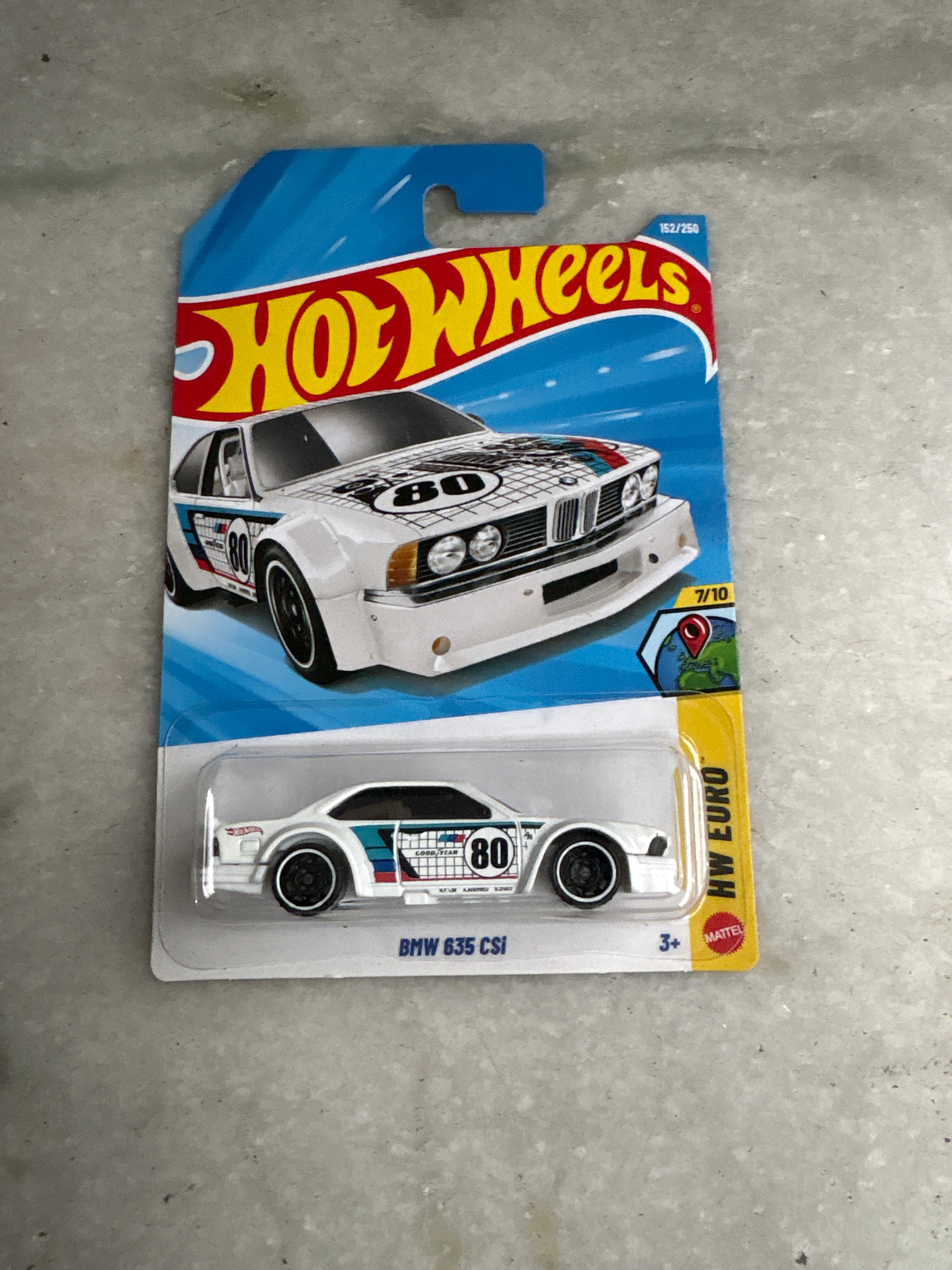 BMW 635 CSi + 1 Random Hotwheels/Matchbox – Keepsake Kart
