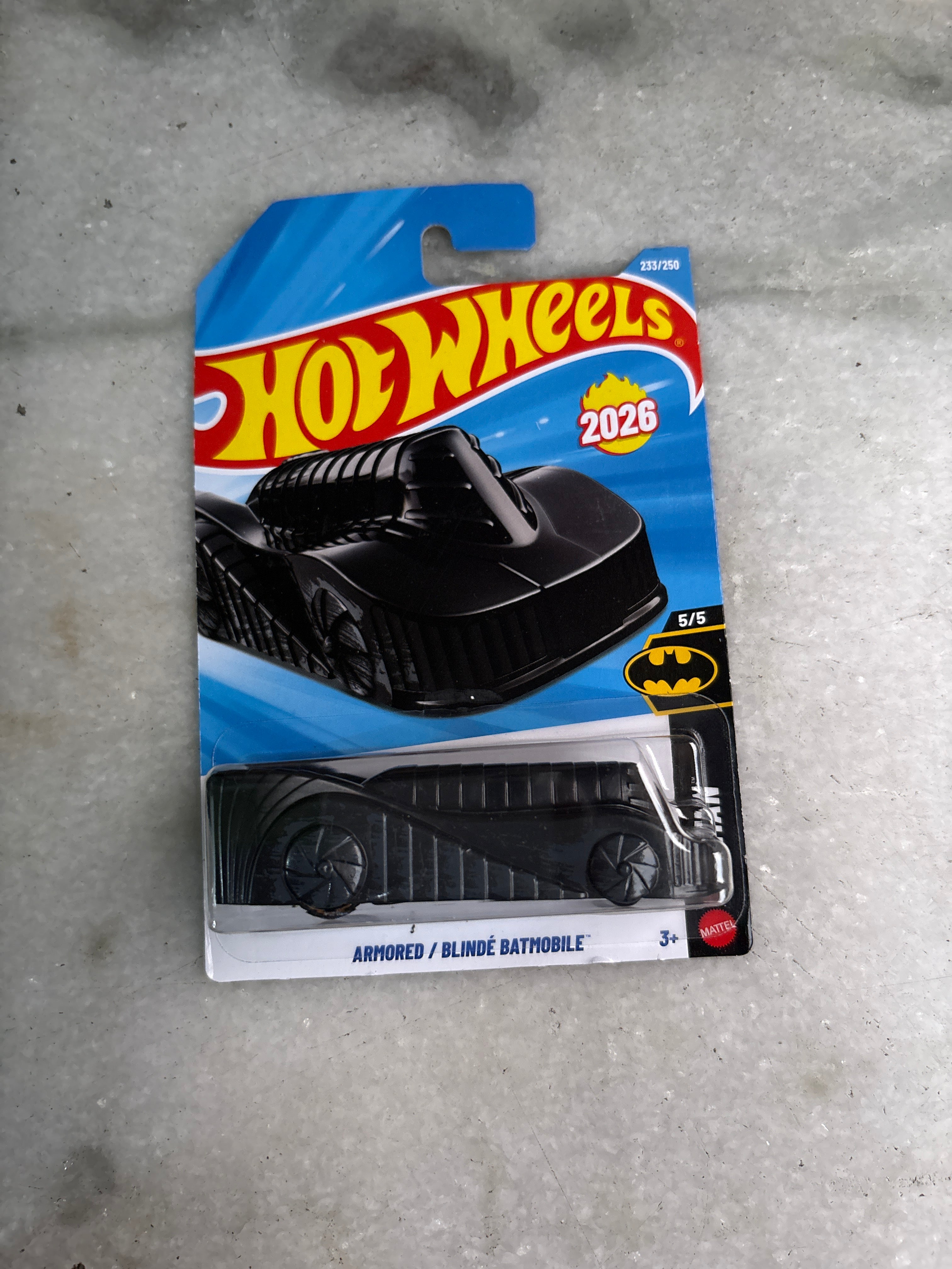Armored Batmobile + 2 Random Hotwheels