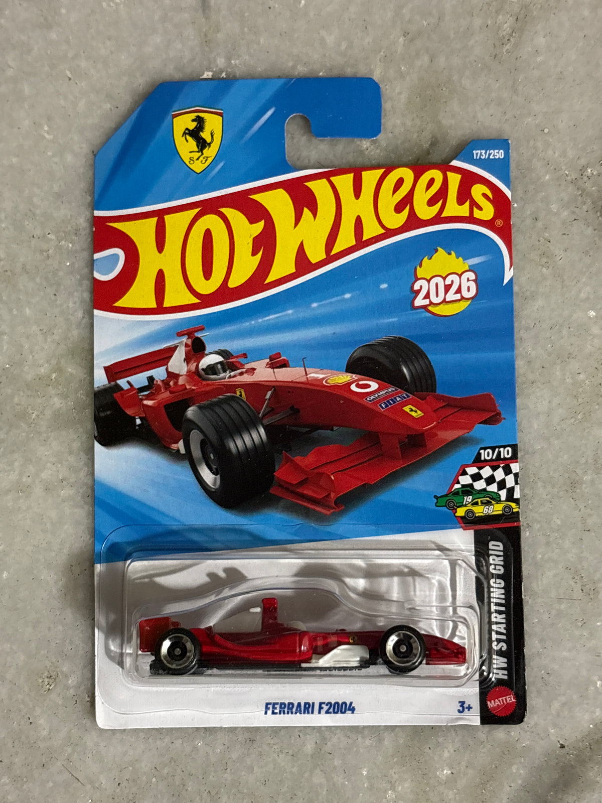 Ferrari F2004 + 4 Random Hotwheels