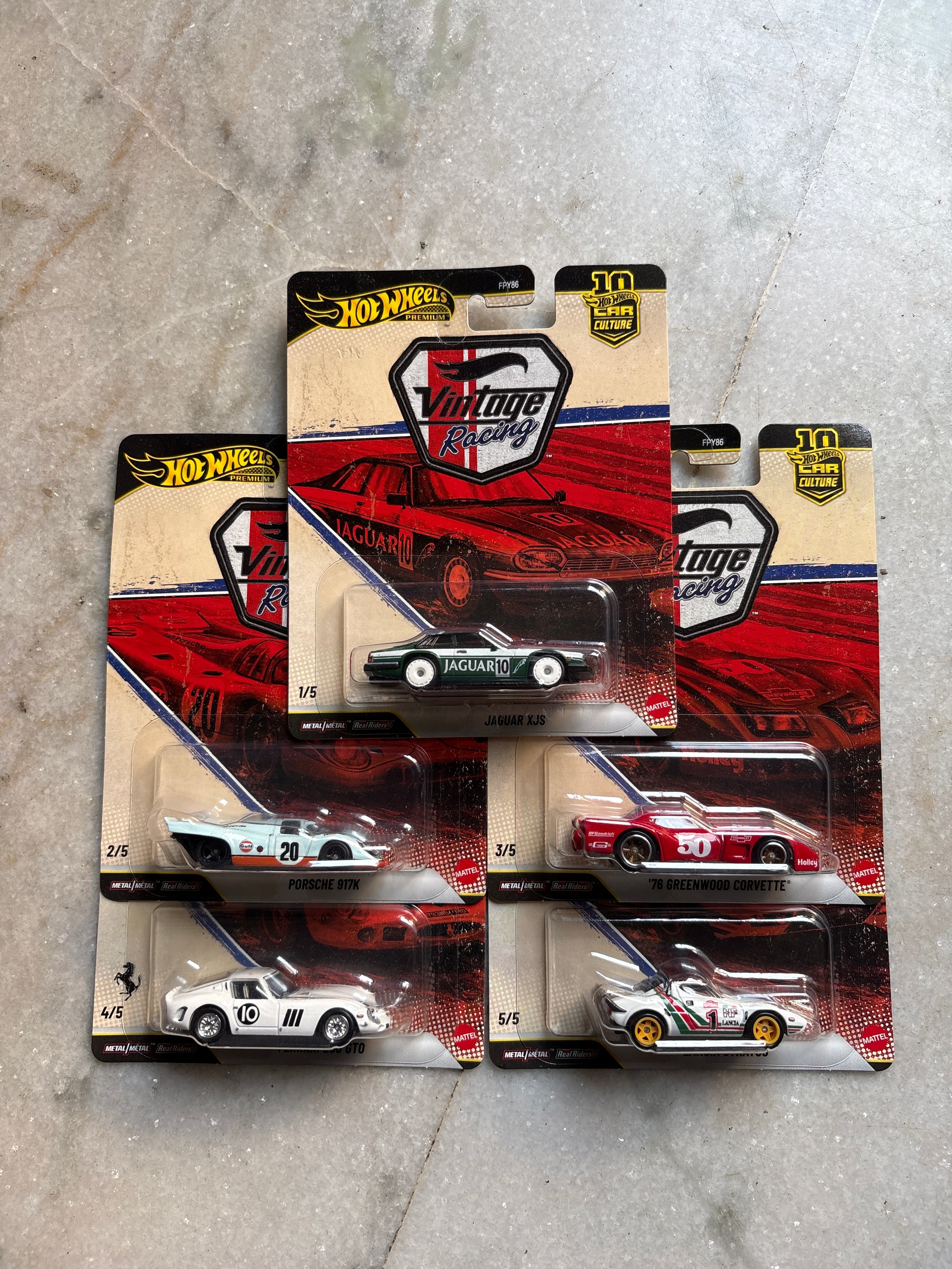 Vintage Racing Set of 5