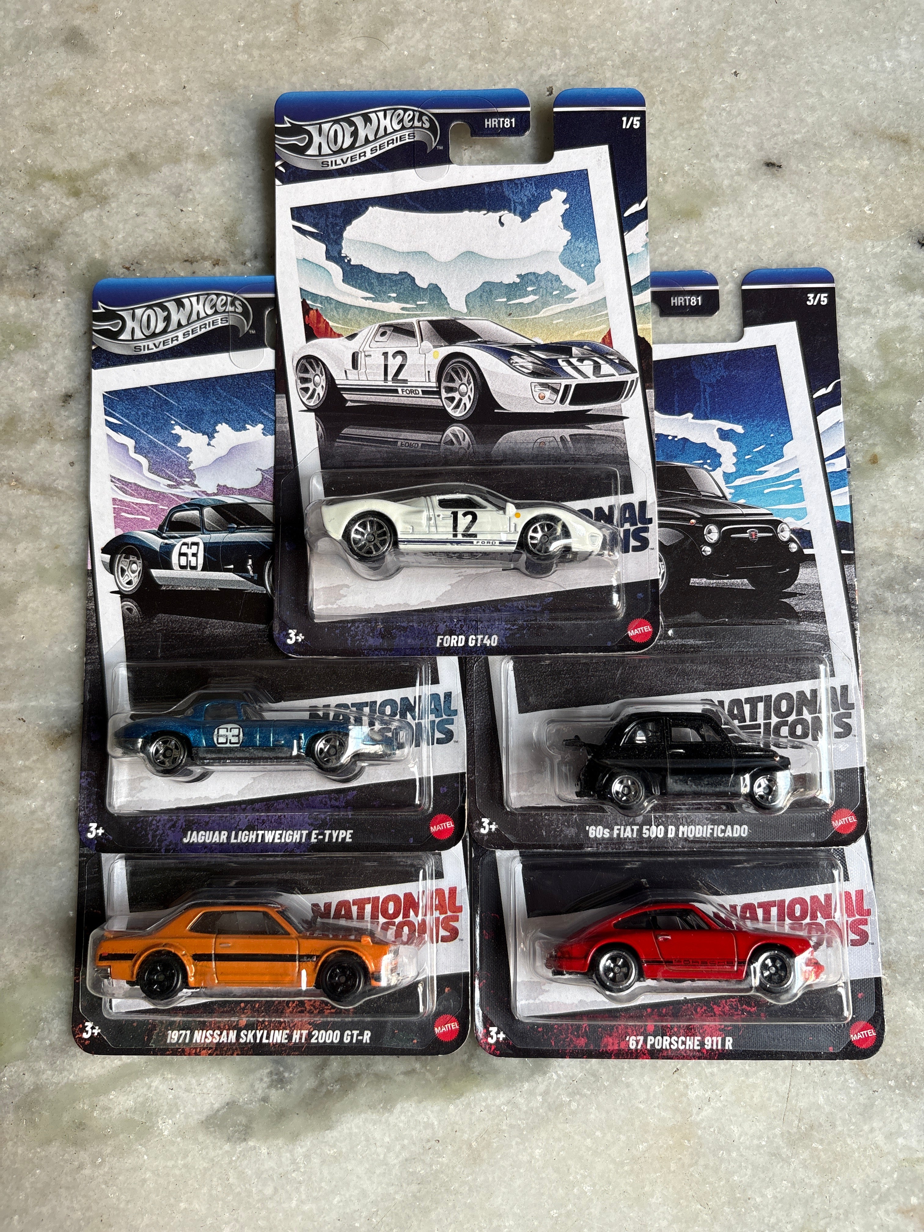National Icons Set of 5