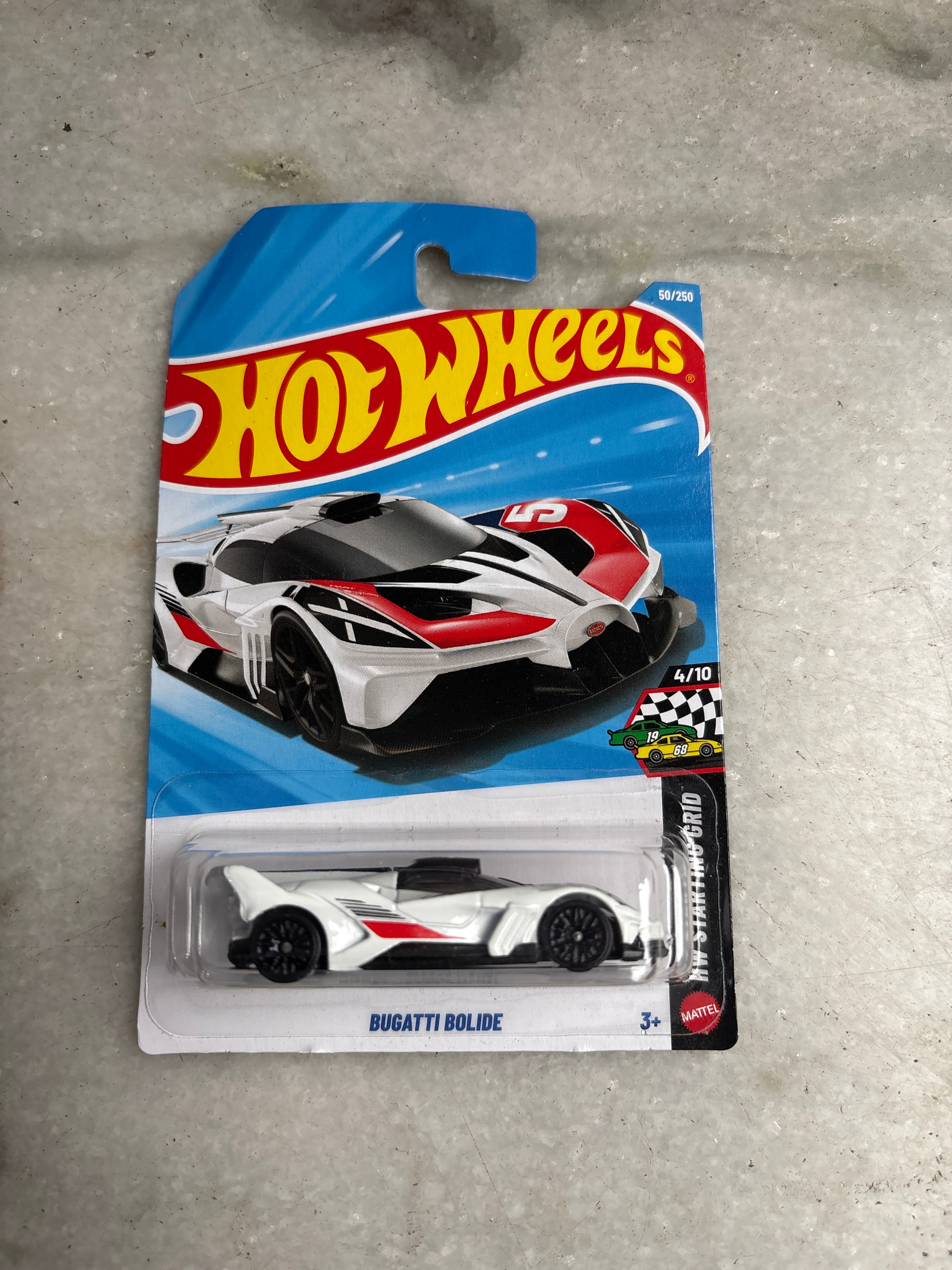 Bugatti Bolide + 2 Random Hotwheels/Matchbox