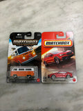 1974 Volkswagen T2B Bus and 2024 Subaru WRX S4 STI