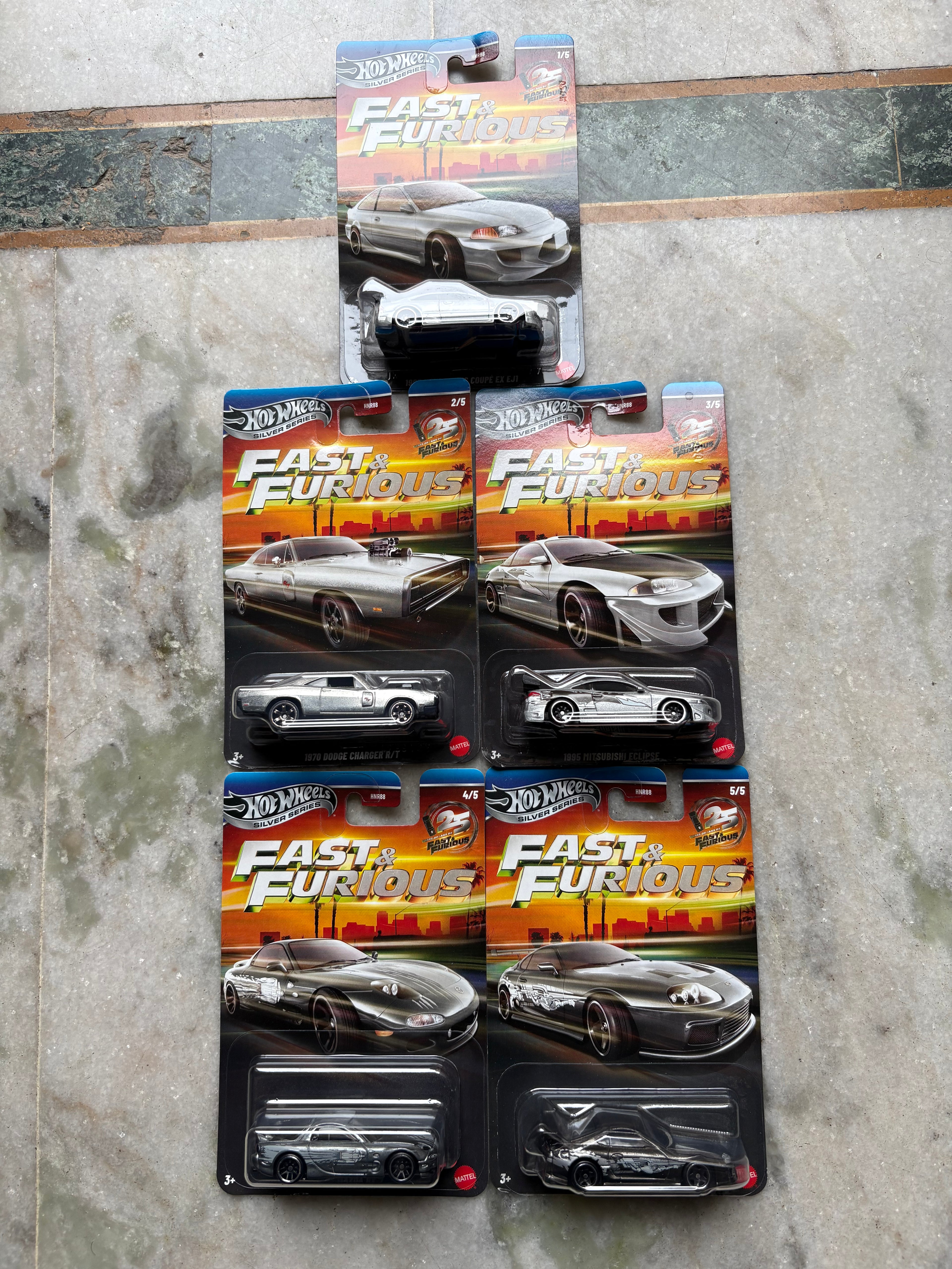 Fast and Furious Set of 5