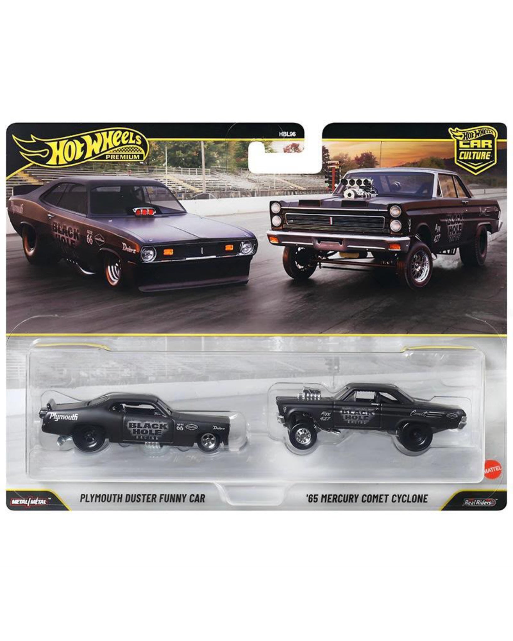 PRE ORDER IMPORTED - Plymouth Duster Funny Car and 65 Mercury Comet Cyclone (ETA Sep End)